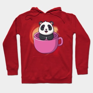 A Cup Cute Panda - Adorable Panda - Kawaii Panda Hoodie